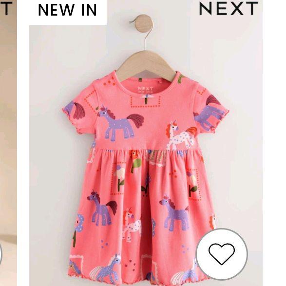 Dress unicorn new in fusia next baby fashion bayi
