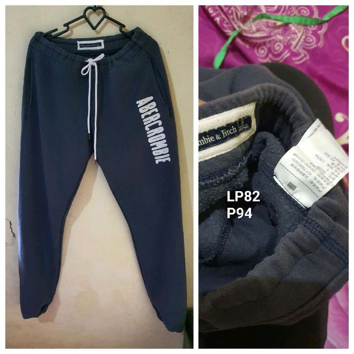 CELANA JOGGER ABERCROMBIE PANTS NAVY COLOR