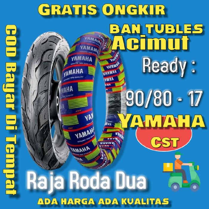 Original Ban Tubles Sepeda Motor Ring 17 Yamaha Cst Acimut A 6603 Size 90/80-17