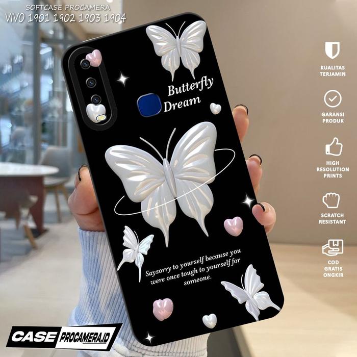 Case compatible for VIVO 1901 1902 1903 1904 Casing Procamera VIVO Terbaru 2025 { Case KUPUKUPU2} Si