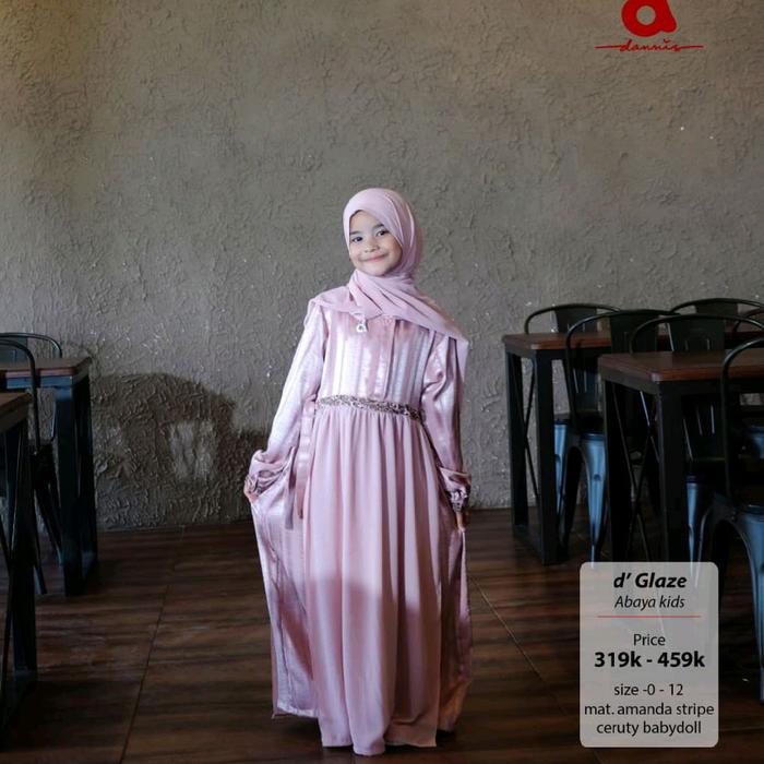 Dannis D'Glaze Mom n Girl Jubah Anak no 0,1,2,3,4,5,6,7,8,9,10,11 IDR 339.000 - 449.000