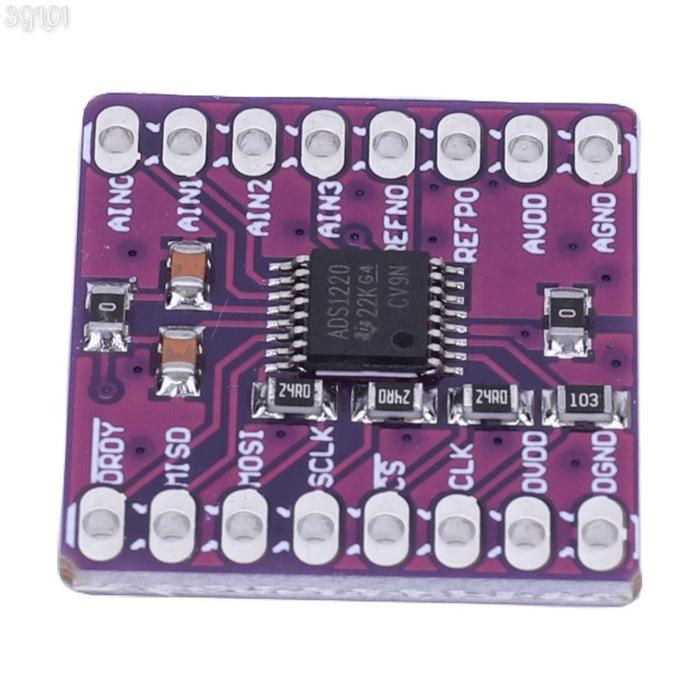 ADS1220 ADC I2C Low-power 24 Bit ADC SPI I2C/IIC ADC og To Digital Converter Module og To Digital Co