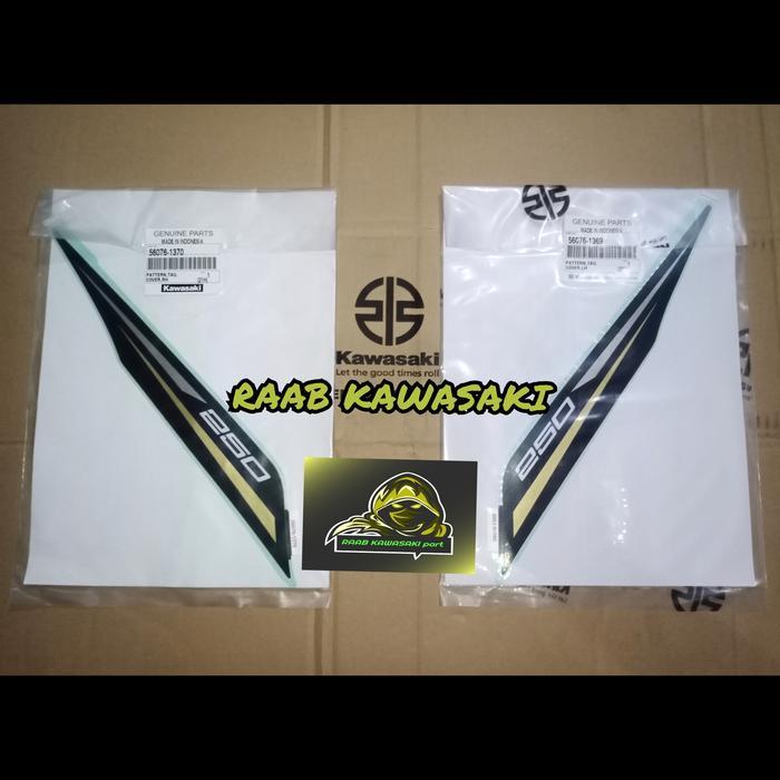 stiker body belakang krt 2020 set kanan kiri zx25r kawasaki OSEAN
