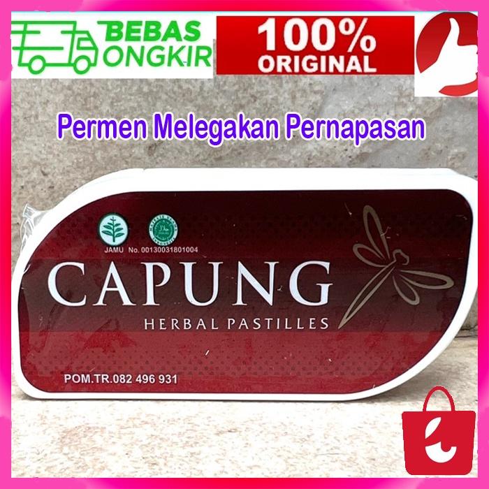 NEW✅100%AsliCapungHerbalPastillesAsliPermenHisapUntukMelegakanPernafasanBatukSakitTenggorokanBauMulu