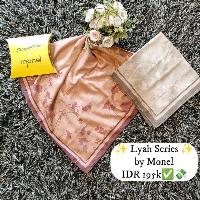 PROMO CUCI GUDANG Hijab segi empat Lyah series by Monel