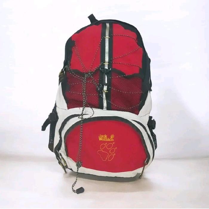 Jack Wolfskin Red/White/Black Semi Carrier Original