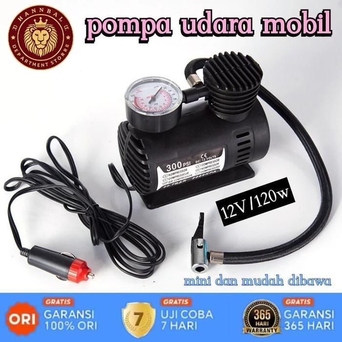 【COD】pompa angin ban motor /pompa ban mobil/Pompa Angin Mobil Metal untuk Mobil, Pompa Angin 12V, Po
