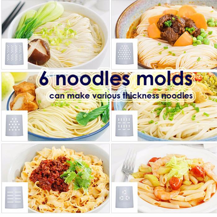Joyoung N7V Pembuat Mie dengan 6 Cetakan Mesin Pembuat Mie