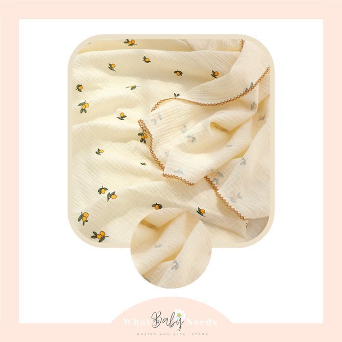 Kimi Baby Muslin Blanket / Selimut Bayi Muslin Katun / Muslin Swaddle -Gratisongkir