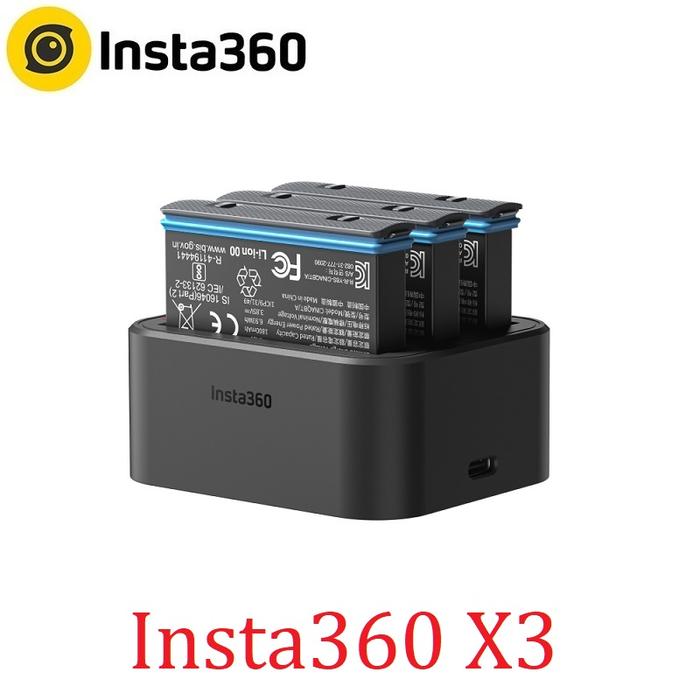 Insta360 X3 Battery And Fast Charger Hub For Insta 360 ONE X 3