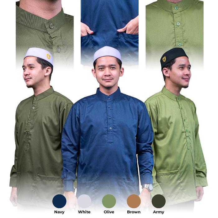 Baju Koko ZAWEEYA Ajmal Series Motif Mahmud