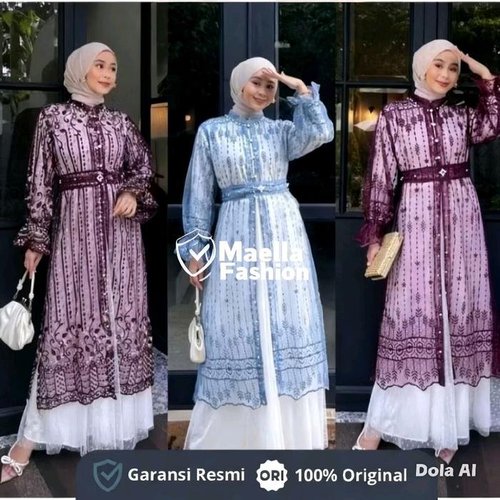 Outer Brokat Azzura / outer Payet mutiara