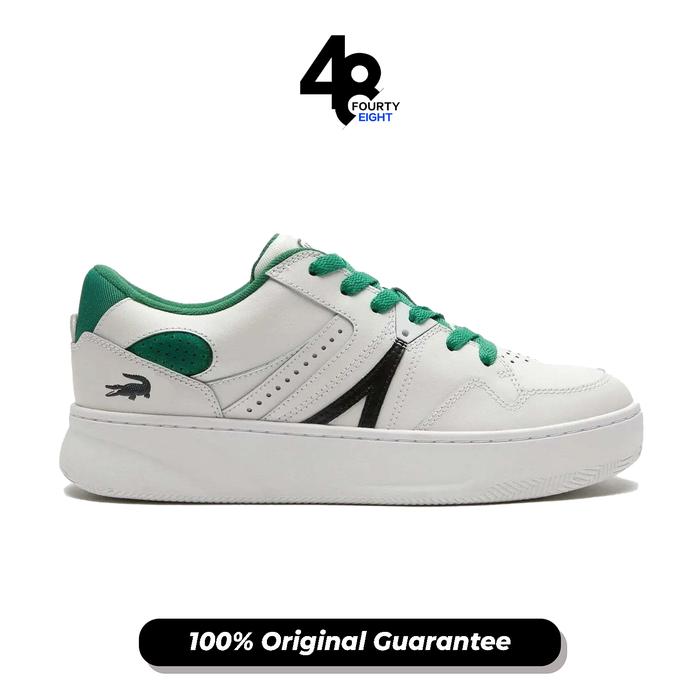 Sepatu Sneakers Pria Lacoste Sport L005 White Green (744SMA0117082) Original