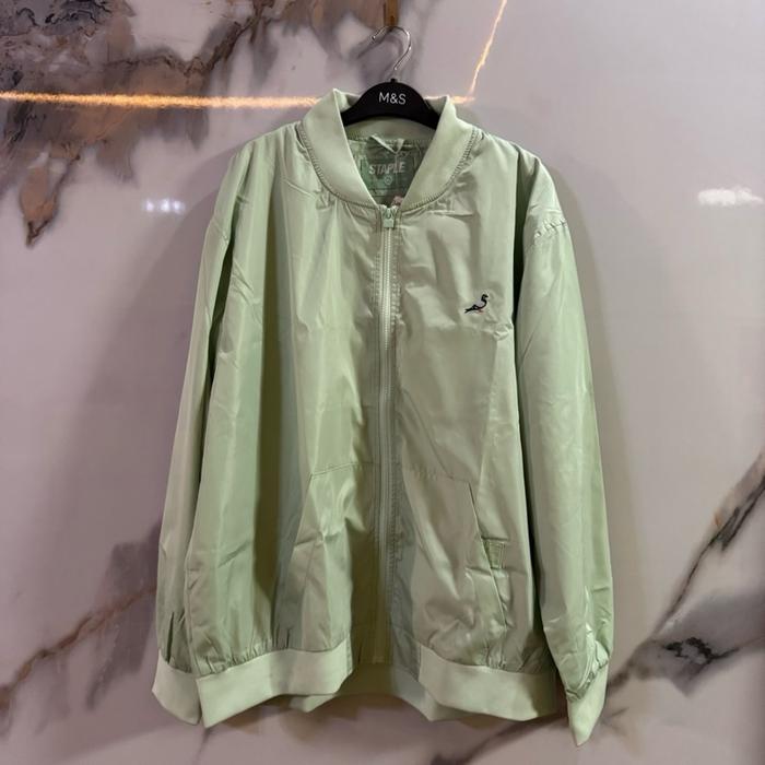 Bomber Jacket Nylon Staple Pigeon Seafoam Cream Original Brand New - Size XL