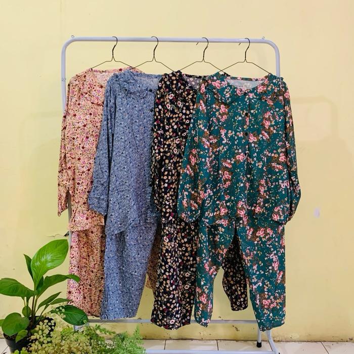 IRIANA ONE SET PIYAMA WANITA RAYON PREMIUM