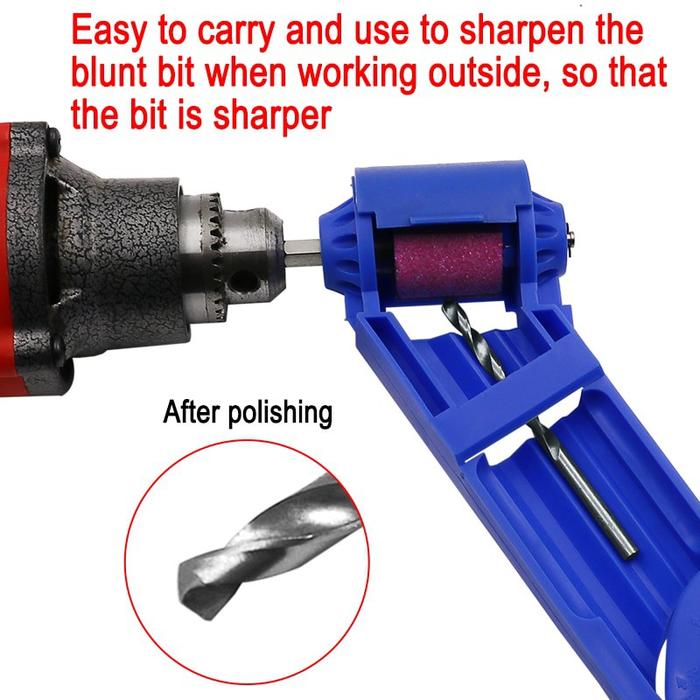 Alat Menajamkan Mata Bor Alat Asah Mata Bor Corundum Wheel Bit Sharpener Titanium Drill Grinding Pen