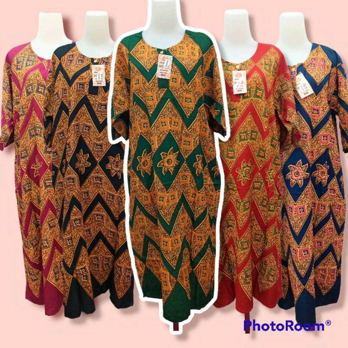 daster katun batik moniq lengan 3/4
