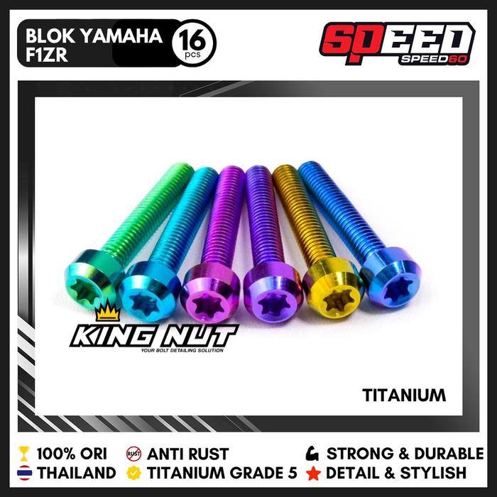 Probolt Baut Blok F1ZR Grade 5 King Nut