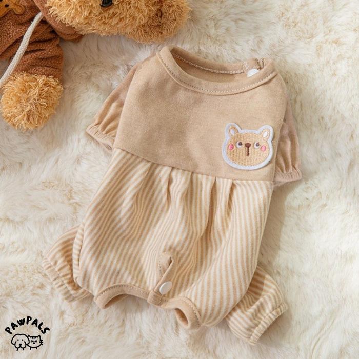 Lomi Jumpsuit Pasca Operasi - Baju Anjing Kucing Lucu Bear Jantan Betina Jumpsuit Kaki Steril