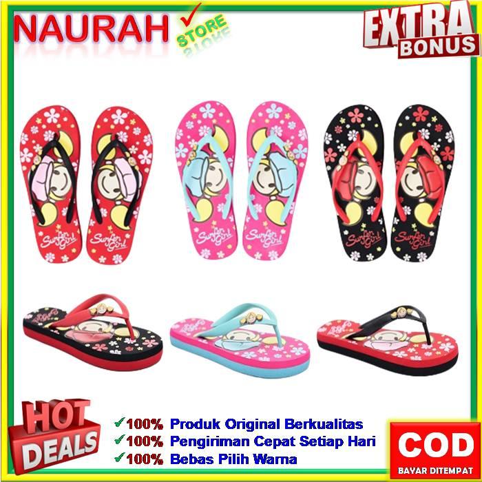 Sendal Jepit Ando Surfer Girl SGL 485 Original Kualitas Import Model Terbaru Aneka Warna Sandal Wani