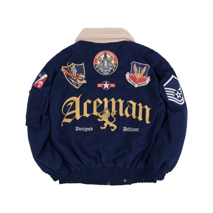 (PROMO) FLIGHT JACKET - ACEMAN LIMITED EDITION SUEDE CORDUROY