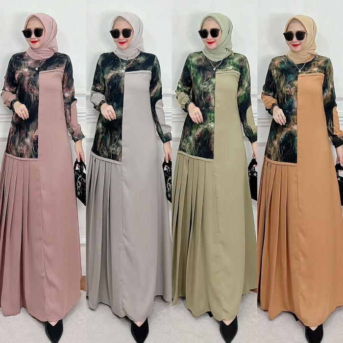 Gamis adisha / adisha fashion / gamis nazifa