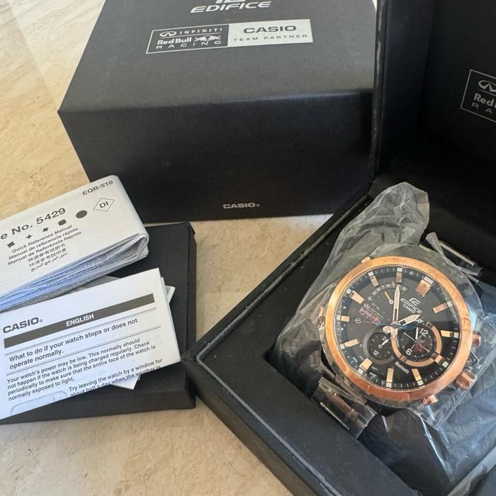 Casio Edifice EQB-510RBM-1ADR Infiniti Red Bull Racing Solar Watch Limited Edition