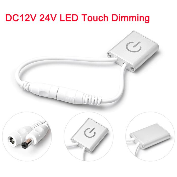 DC 12V 24V Led Touch Dimmer Mini Single Color Touch Drightness Adjust