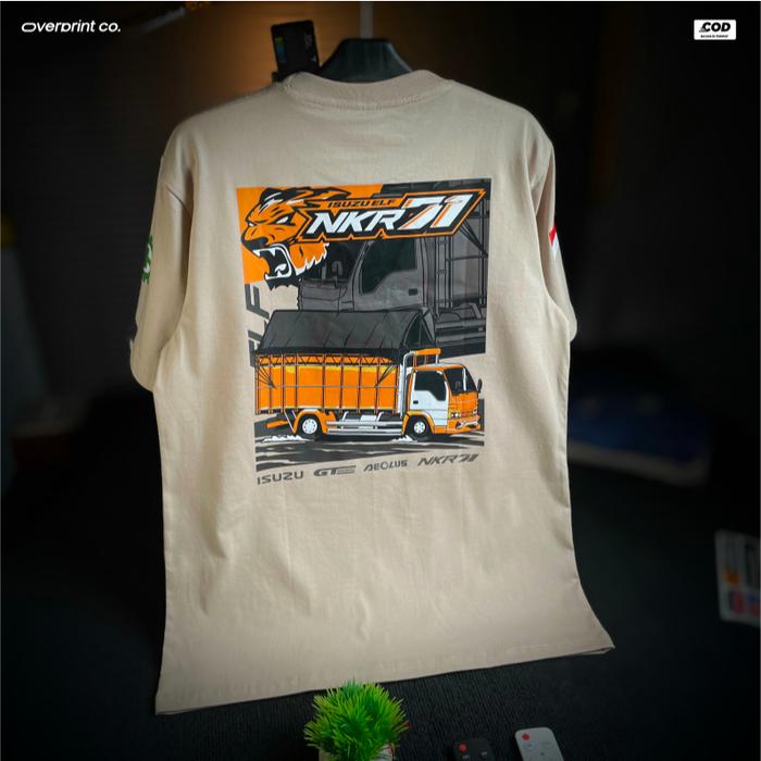 Kaos Truk Isuzu Elf Nkr71 | Kaos Truk Elf Katun Combed 24S Tebal Bisa Cod