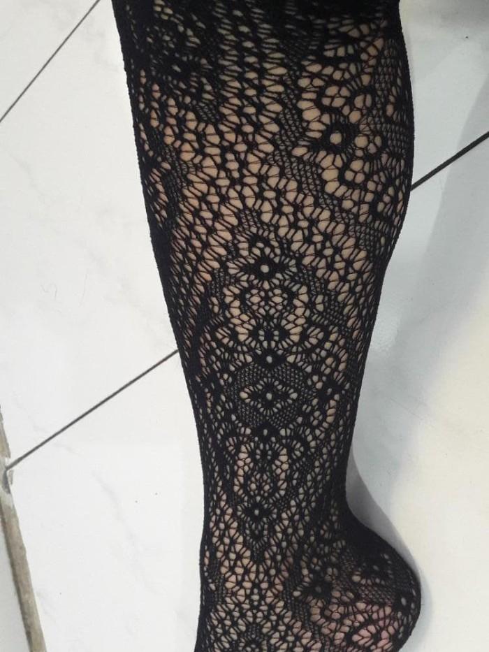 STOCKING JARING MOTIF KEMBANG