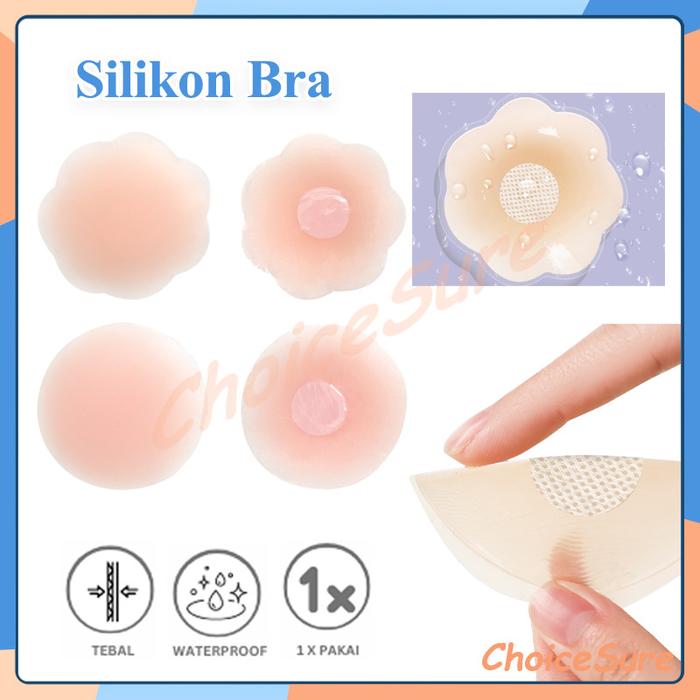 Silikon Bra Push Up / 2 Pcs Nipple Pad Silicone Reusable Bra / Washable Niple Pad Invisible Bra Pad