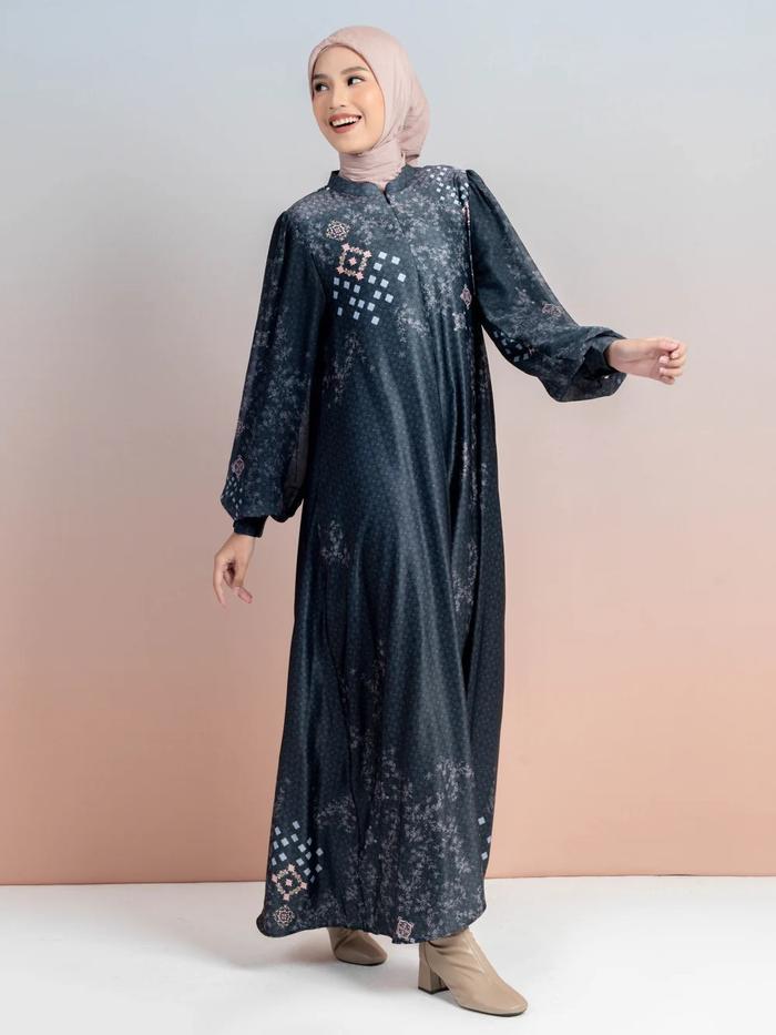ELZATTA Gamis Terbaru Bahan Silk | Gamis Chiffon Satin Marrakesh Muslim Wanita Dress Mewah Pesta Dew