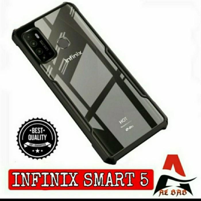 S/P- CASING COVER CASE Infinix Smart 5 Hard Soft Case Casing Armor Bumper SHOCKPROOF Airbag SP by PO