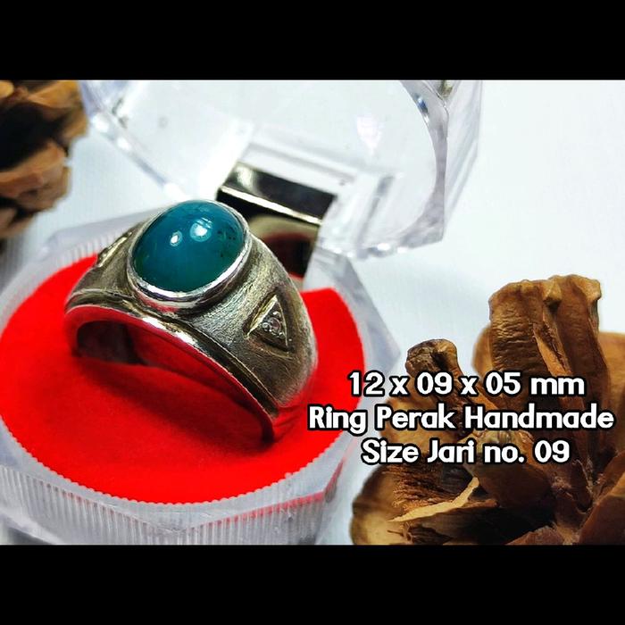 CINCIN Batu BACAN DOKO MAJIKO TOP SUPER HQ Body KACA ASLI ALAM Ukuran Jari No 09 100% Natural Tanpa 