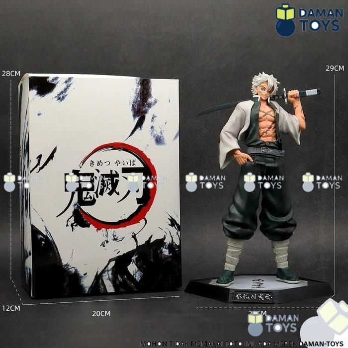 Action Figure Hashira Sanemi Shinazugawa Demon Slayer Kimetsu No Yaiba Pasti Ori