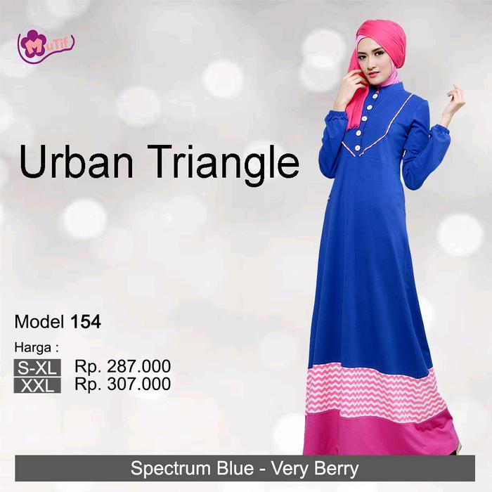 GAMIS MUTIF KAOS Berryblue