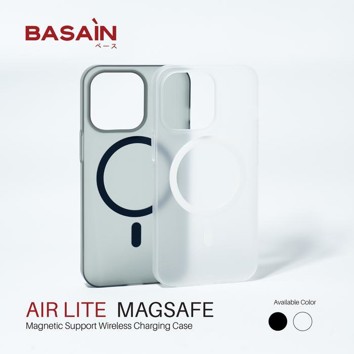 BASAIN Casing iPhone 15/Plus/Pro/Max Air LITE MagSafe Case *