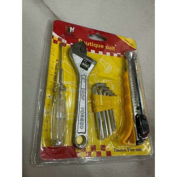 BARU Obeng Set  Kunci Inggris - Kunci L - Karter - Tespen / SET 4PCS