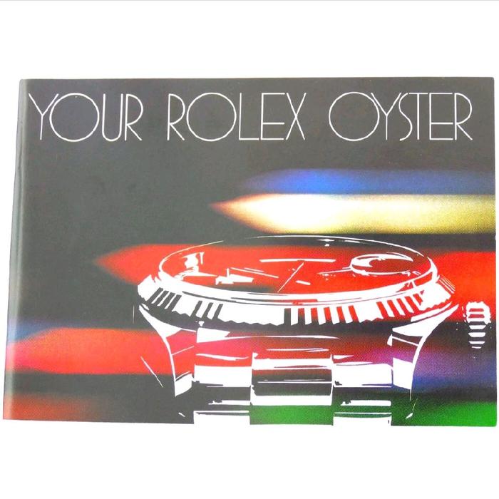Rollex Buku Asli Rolex "Su Rolex Oyster" Edisi Spanyol 1981 Ref 20.3.81 579.24 SP untuk Penggemar Ja
