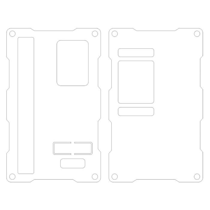 CUSTOM PANEL B80 clear cutting.