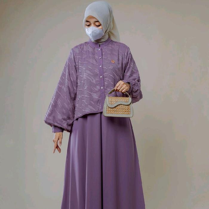 Lishana x Ataya Hijab - Fahira Dress | BEST SELLER Gamis Busui Wudhu Friendly Kekinian Outer Look | 