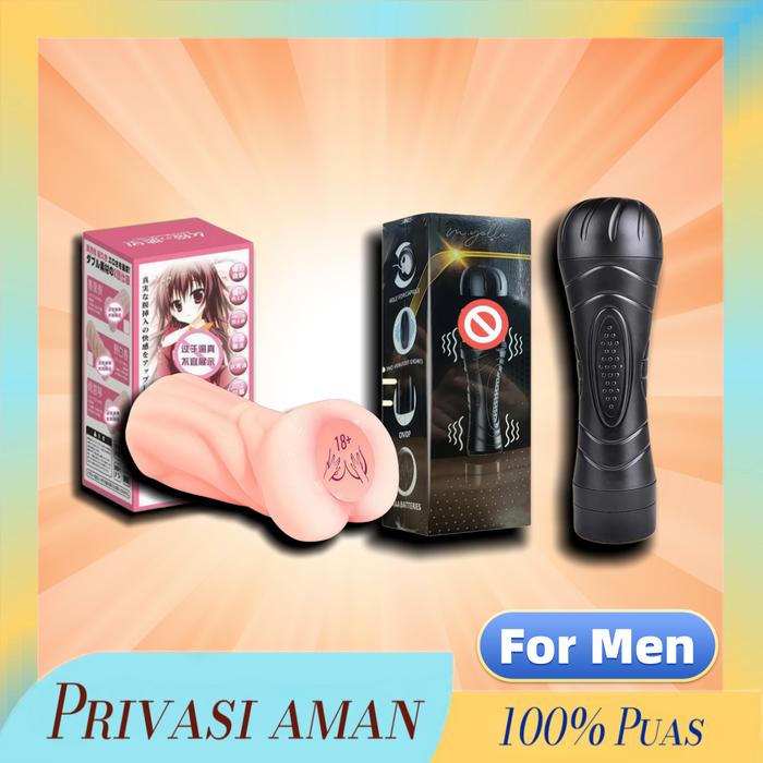 NEW Alat Pijat Pria Getar Silikon – Realistis, Praktis Saku, Portabel & Nyaman Dipakai + COD