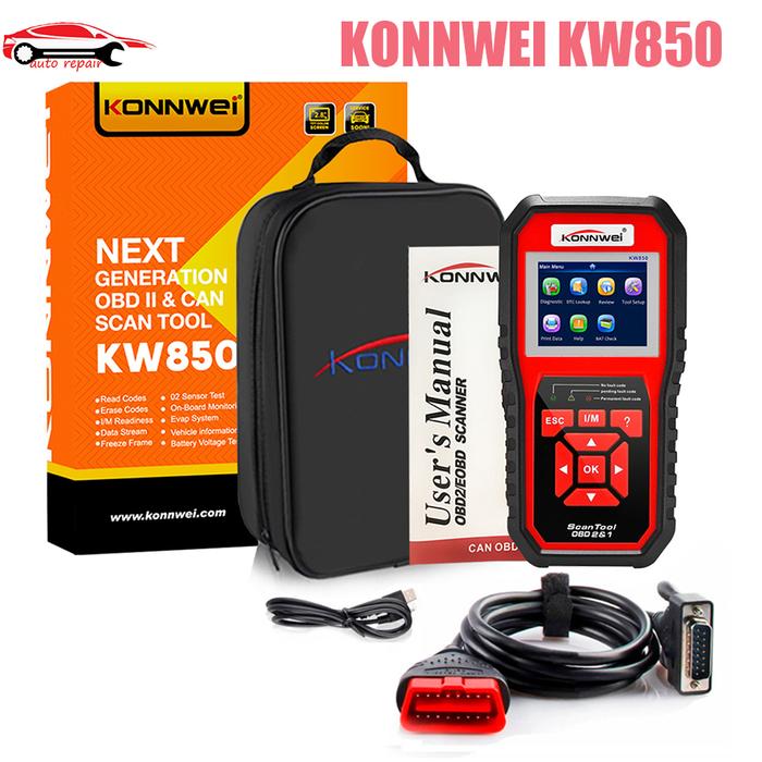 KONNWEI KW850 Professional OBD2 Scanner Check Engine OBDII Full