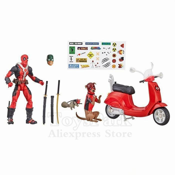Marvel Legends Ultimate Deadpool 6 "Miniatur Kendaraan Action Figure
