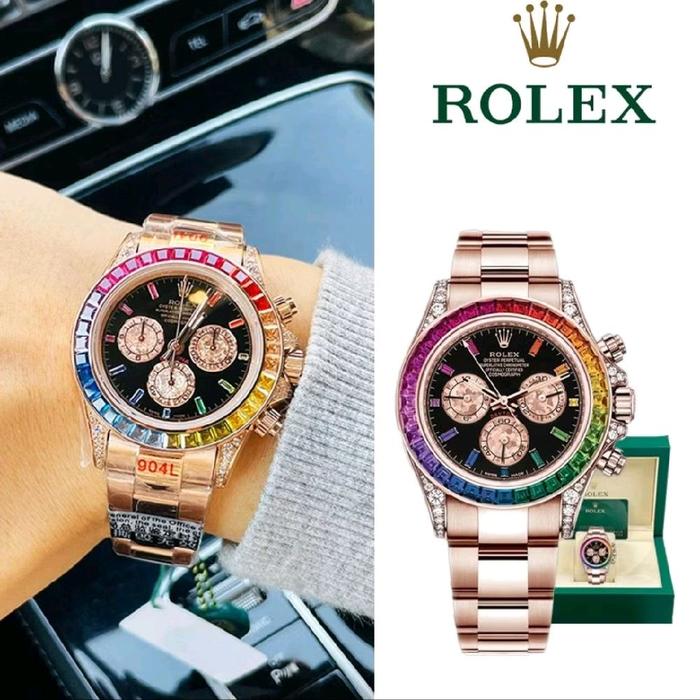 Jam Tangan Rolex Daytona 116595 Rainbow