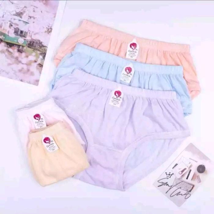 Celana Dalam Wanita Jumbo Lembut Hamil 3-6Pcs ||  Celana Dalam Wanita Hamil Super Soft 3-6 Pcs Panti