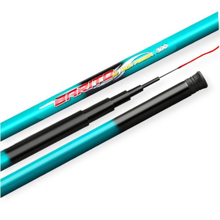 Joran Tegek Katana BARITO Bahan Fiber High Pole 300 - 450Cm - 300Cm, Orange