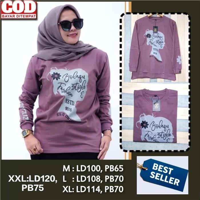 Zolaqu Ori Zolaqu Kaos Wanita Zolaqu Jumbo Fashion Wanita