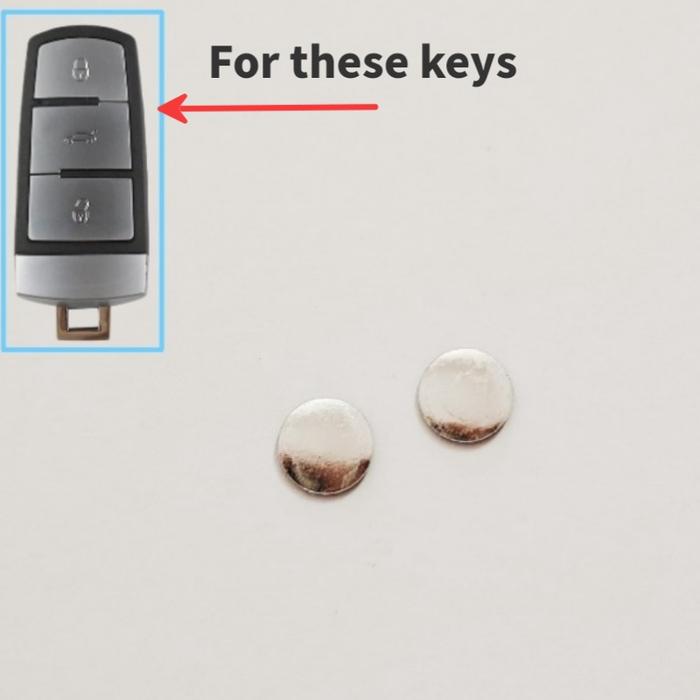 10mm DIY Emblem Logo Replacement Sticker Emblem For vw remote key shell