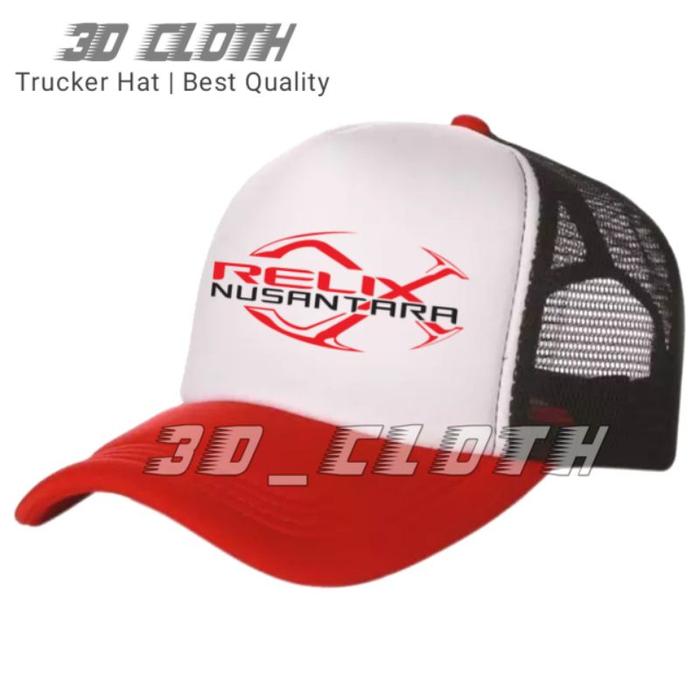 Topi Relix Nusantara Trucker - Topi Mancing Relix Nusantara